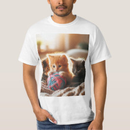 Gatitos jugando t-shirt