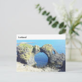 Gatklettur Stone Arch, Arnarstapi, IJsland Briefkaart (Staand voorkant)