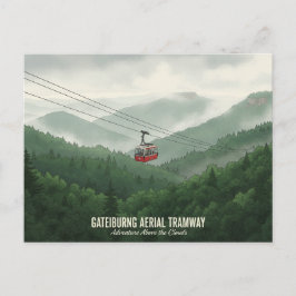 Gatlinburg Aerial Tramway Tennessee Briefkaart