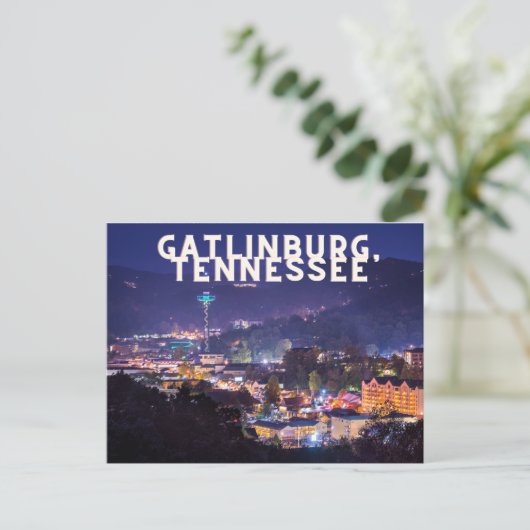 Gatlinburg, Briefkaart Tennessee (Staand voorkant)