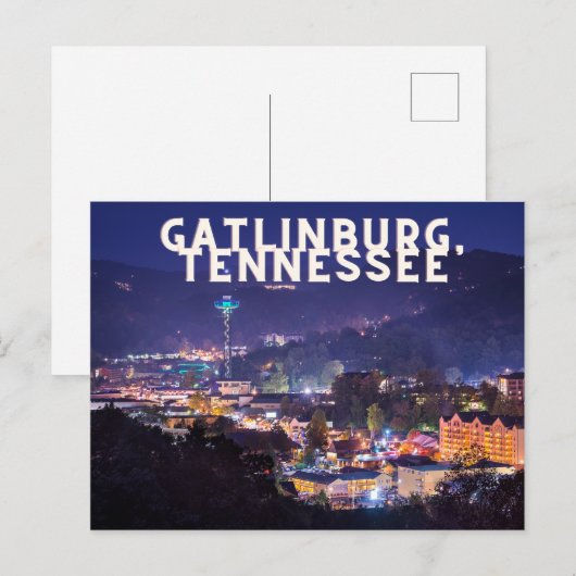 Gatlinburg, Briefkaart Tennessee (Voorkant / Achterkant)