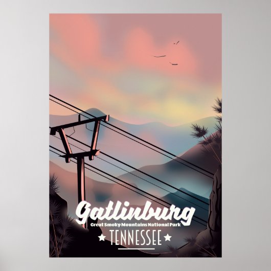 Gatlinburg Great Smoky Mountains Tennessee Poster (Voorkant)