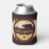 Gatlinburg Tennessee Beer Pijnbomen Natuur Blikjeskoeler (Blikje Voorkant)