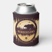 Gatlinburg Tennessee Beer Pijnbomen Natuur Blikjeskoeler (Blikje Achterkant)