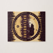 Gatlinburg Tennessee Beer Pijnbomen Natuur Legpuzzel (Horizontaal)