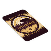 Gatlinburg Tennessee Beer Pijnbomen Natuur Magneet (Rechterzijde)