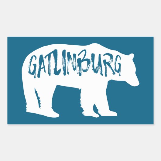 Gatlinburg Tennessee Beer Rechthoekige Sticker (Voorkant)