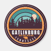 Gatlinburg Tennessee Beer Smoky Mountains Magneet (Voorkant)