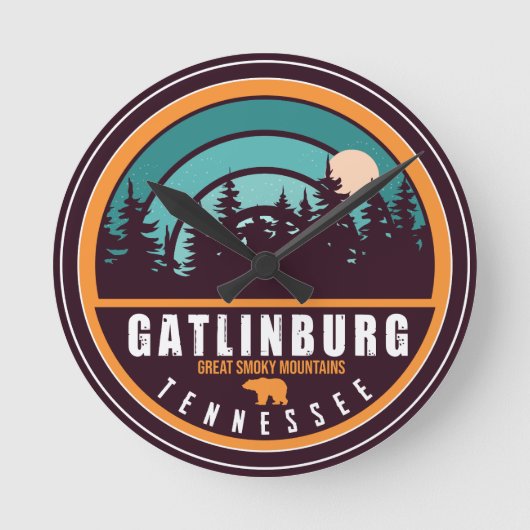 Gatlinburg Tennessee Beer Smoky Mountains Ronde Klok (Voorkant)