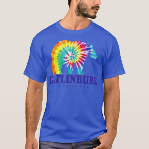 Gatlinburg Tennessee Beer Tie Dye Retro T-shirt