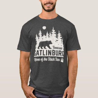 Gatlinburg Tennessee Black Beer Grote rokerberg T-shirt