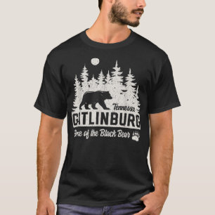 Gatlinburg Tennessee Black Beer Grote rokerberg T-shirt
