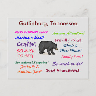 Gatlinburg Tennessee Briefkaart