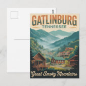 Gatlinburg Tennessee Great Smoking Mountains Briefkaart (Voorkant / Achterkant)