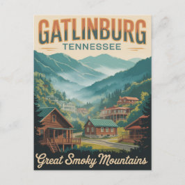 Gatlinburg Tennessee Great Smoking Mountains Briefkaart