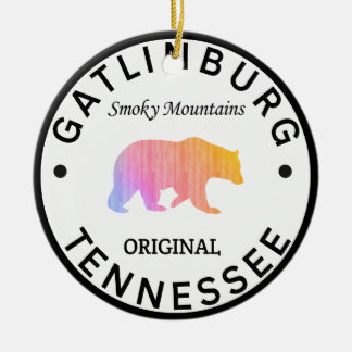 Gatlinburg Tennessee Great Smoky Mountains Keramisch Ornament