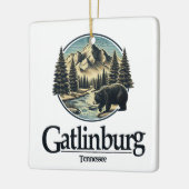 Gatlinburg Tennessee Great Smoky Mountains Keramisch Ornament (Links)