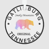 Gatlinburg Tennessee Great Smoky Mountains Ornament (achterkant)