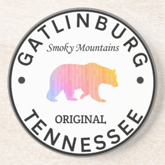 Gatlinburg Tennessee Great Smoky Mountains Zandsteen Onderzetter