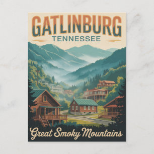 Gatlinburg Tennessee Grote Rookgebergte Briefkaart