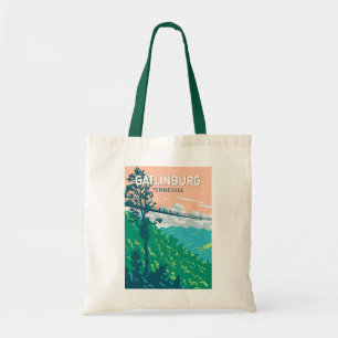Gatlinburg Tennessee Illustratie Reiskunst Tote Bag