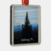 Gatlinburg, Tennessee Metalen Ornament (Rechts)