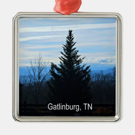 Gatlinburg, Tennessee Metalen Ornament (Voorkant)