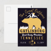 Gatlinburg Tennessee Mountains Souvenirs Briefkaart (Voorkant / Achterkant)