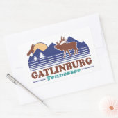 Gatlinburg Tennessee Rechthoekige Sticker (Envelop)