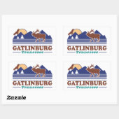Gatlinburg Tennessee Rechthoekige Sticker (Vel)