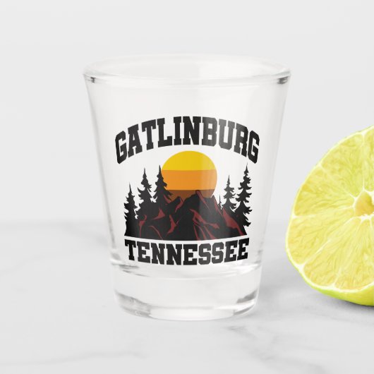 Gatlinburg, Tennessee Shot Glas (Voorkant)