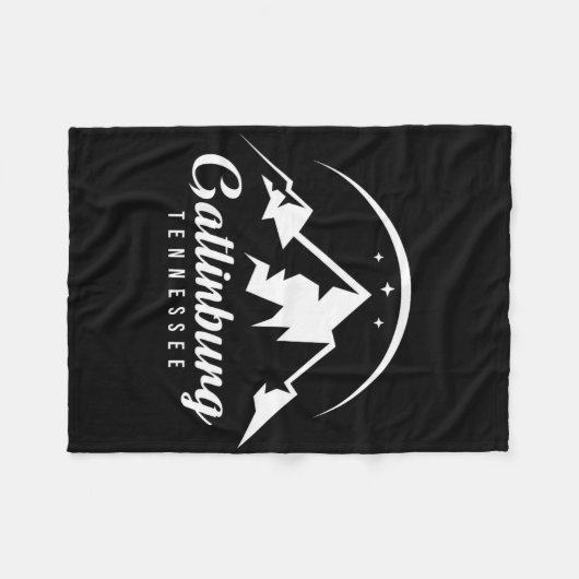 Gatlinburg Tennessee Skigebied Snowboardin Fleece Deken (Voorkant (Horizontaal))