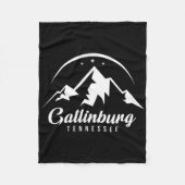 Gatlinburg Tennessee Skigebied Snowboardin Fleece Deken (Voorkant)