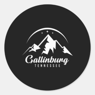 Gatlinburg Tennessee Skigebied Snowboardin Ronde Sticker