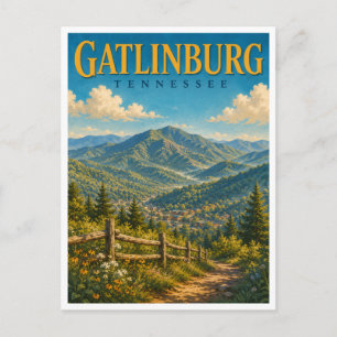 Gatlinburg Tennessee Smoky Mountains GeoSaga Briefkaart