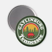 Gatlinburg Tennessee Smoky Mountains Magneet (Voorkant / Achterkant)