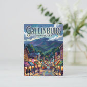 Gatlinburg, Tennessee VS Briefkaart (Staand voorkant)
