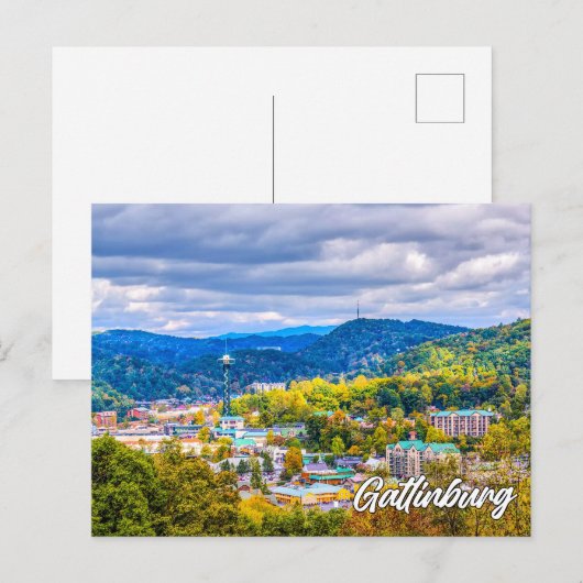 Gatlinburg, Tennessee, VS Briefkaart (Voorkant / Achterkant)