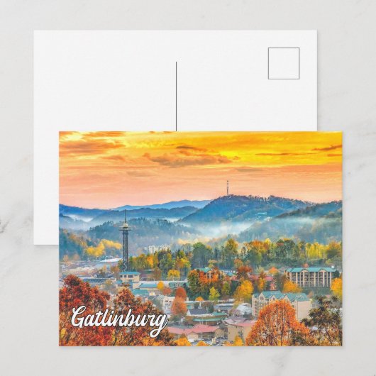 Gatlinburg, Tennessee, VS Briefkaart (Voorkant / Achterkant)