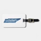 Gatlinburg Tennessee Wood Grain Bagagelabel (Voorkant horizontaal)