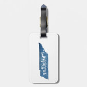 Gatlinburg Tennessee Wood Grain Bagagelabel (Achterkant verticaal)