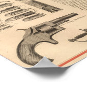 Gatling Pistool Company Schuyler, Hartley en Graha Poster (Hoek)