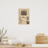 Gatling Pistool Company Schuyler, Hartley en Graha Poster (Keuken)