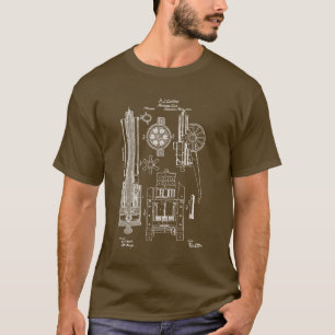 Gatling Pistool US Patent T-shirt