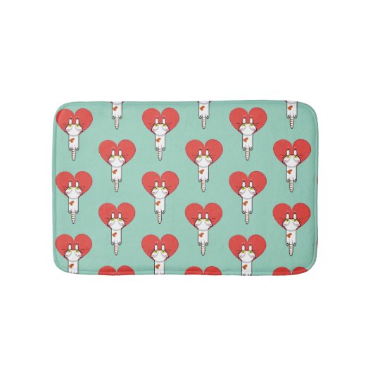 Gato aferrado al amor. badmat (Voorkant)