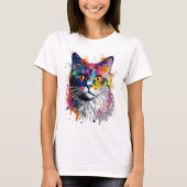 Gato caleidoscopio t-shirt (Voorkant)