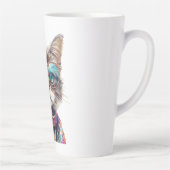  Gato Cool con Lentes  Latte Mok (Rechts)