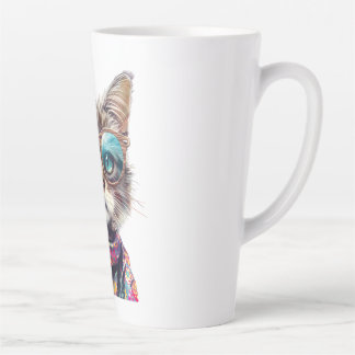  Gato Cool con Lentes  Latte Mok