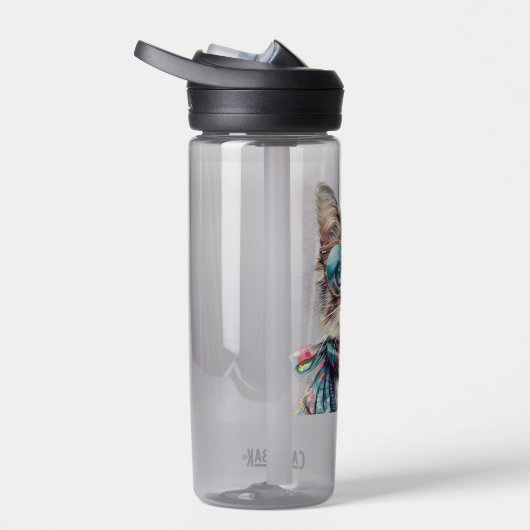  Gato Cool con Lentes  Waterfles (Rechts)