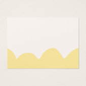 Gato cumpleañero con tonos amarillos visitekaartje (Achterkant)